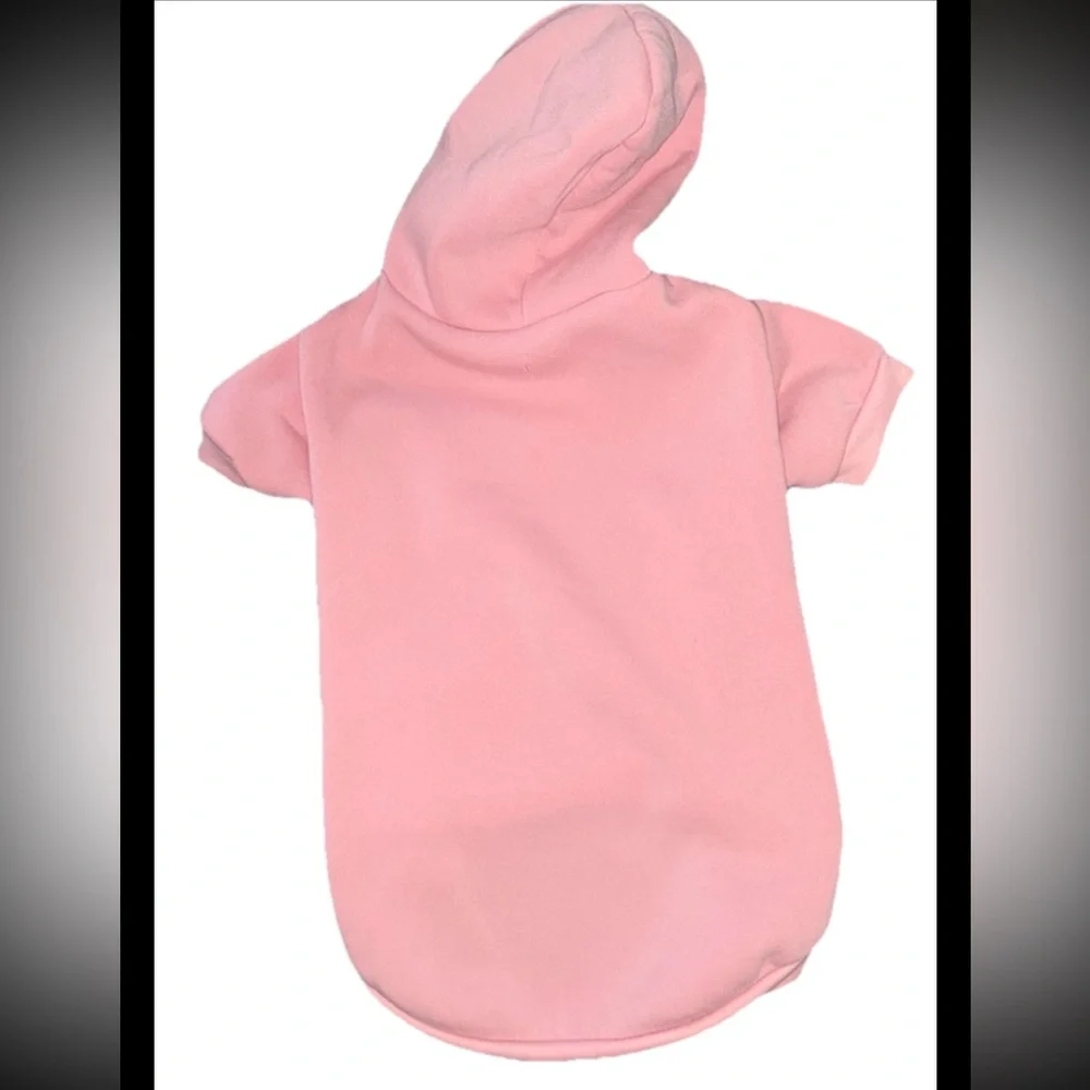 Dog Hoodie Light Pink XXXL